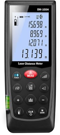 Láser telémetro Bluetooth Profesional 100m con función CAD Precisión Flexibilidad Medición