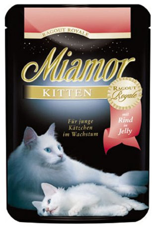 Miamor | Ragout Royale Kitten mit Rind in Jelly | 22 x 100 g