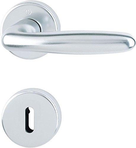 HOPPE Rosetten-Garnitur 'Verona' Aluminium Natur 1510/42KV/42KVS - 6989297