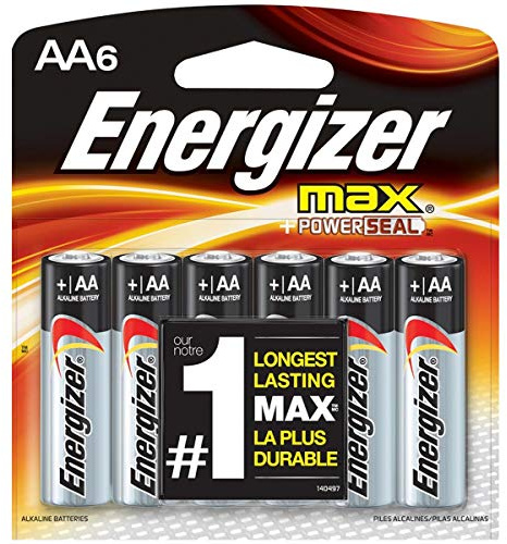Energizer Max AA Batteries 12 Pack (2 x 6 Pack)
