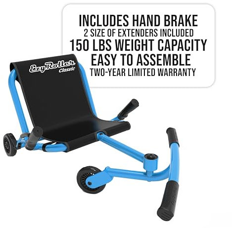 EzyRoller Classic Kinderfahrzeug Dreirad Sitz Spielzeug, Farbe: blau