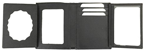 YOJAN PIEL | Cartera De Piel para Placa Guardia Civil, Policía Local, Seguridad, Perito Judicial