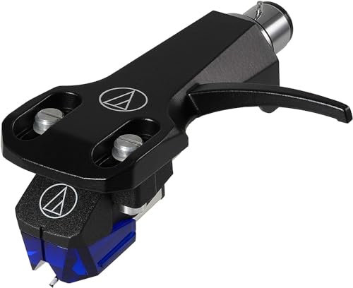 Audio-Technica AT-XP3/H Dual-Moving-Magnet-Stereotonabnehmer DJ mit Headshell Blau