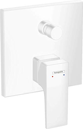 hansgrohe 32545700 Metropol Badrumsarmatur Infälld med spakarhandtag matt vit ettgrepps-badkarsblandare