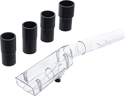 BGS 70151 | Saugaufsatz für Druckluft-Reinigungspistole | klein | 4 Adapter | für Art. 70150 | Ø 33 - 35 mm, Ø 38 - 40 mm, Ø 40 - 42 mm, Ø 45 - 47 mm | Fixierung über Rändelschraube