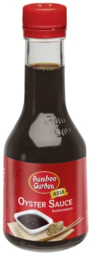 Bamboo Garden - Oyster Sauce | 200 ml in der Glasflasche | Süß-salzige Würzsauce zum Abschmecken, Nachwürzen oder Marinieren