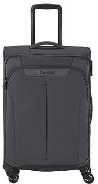 TRAVELITE Croatia 4w Trolley M, Anthrazit, Unisex Erwachsene