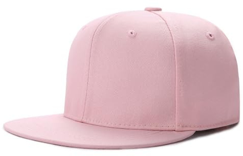 Venta al por mayor visera plana visera clásico Snapback sombrero en blanco ajustable ala alta parte superior estilo de moda color liso gorra de béisbol