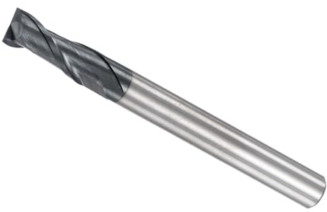 CoCud VHM-Fräser mit quadratischem Schaft 5 mm x 13 mm Schneiden CNC-Fräser | AlTiN-beschichtetes P05-Hartmetall, 2 Schneiden, Zum Fräsen von Edelstahl gehärtetem Stahl