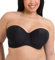 Curvy Kate Womens Luxe Strapless Bra, Jet Black, 30GG UK