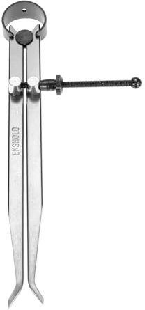 Kozelo Spring Inside Caliper - [8 Inch] Stainless Steel Spring Caliper Straight-Leg Measurement Tool for Size Measuring Use, Silver Tone