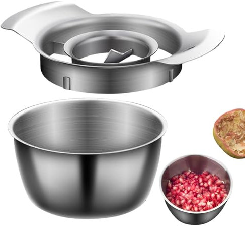 Granatapfelschäler | Granatapfel Entkerner Aus Edelstahl | Granatapfelschalen Entkerner | Granatapfel Entfernungswerkzeug | Granatapfel Schälwerkzeug-Set Zum Schälen Von Granatapfelkernen