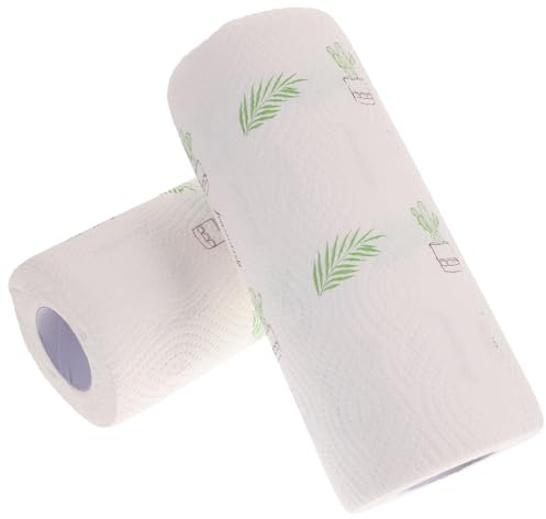 Healeved 2rotoli Panni per Pulizia della Cucina Salvettena Detergenti di Forniture per Cucina Panno di Carta Salvetta di Carta