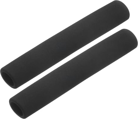 QUARKZMAN 2x195mm Rohrisolierung 25mm Isolierstärke 5mm Heizungsrohr | Schaumstoff, Durchmesser Verkleidung für Fitnessgeräte, Rohre, Handhaben (Schwarz)