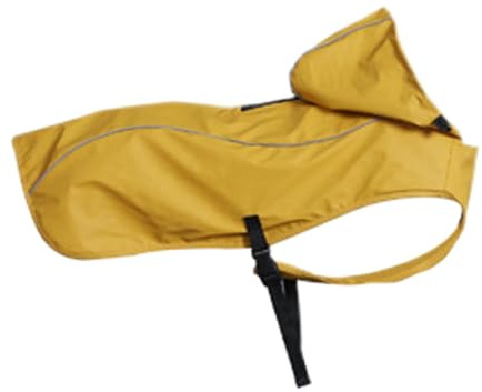 Dog Raincoat Hooded Waterproof Dog Slicker Poncho With Reflective Strips | Adjustable Buckles, Pet Rain Jacket Cloak For Outdoor Protection