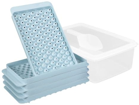 Cabilock Molde Para Cubitos De Hielo De Plástico Bandeja De Hielo Hogar Molde Para Hacer Bolas De Bandeja Para Forma De Bolas Para Bebidas Frías Verano