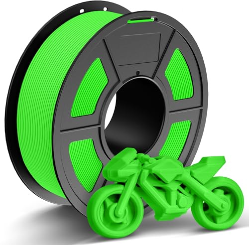 TECBEARS Rapid Matte Filament 1.75mm GrüN 1KG, High Speed 50-600mm/s PETG 3D Drucker Filament Maßgenauigkeit +/- 0.02 mm, Elegante Matte Oberfläche, 1000g (2.2lbs) Kompatibel mit FDM Drucker