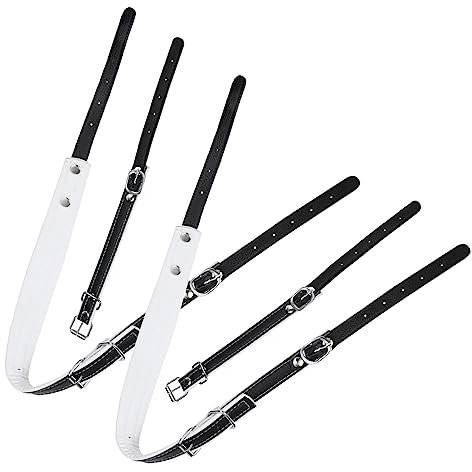 YARNOW Verstellbarer Pu-akkordeongurt Ersatzriemen Robust Stretchfest Komfortabel Für Junge Mädchen Und Erwachsene Belastbar Schwarz-weiß