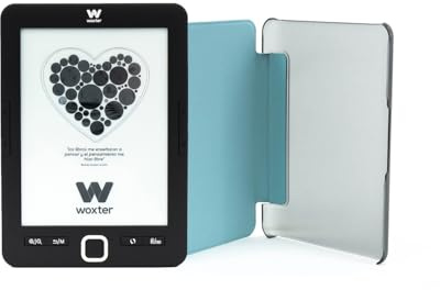 Woxter Scriba - Libro electrónico (Blue, 195 + Funda)