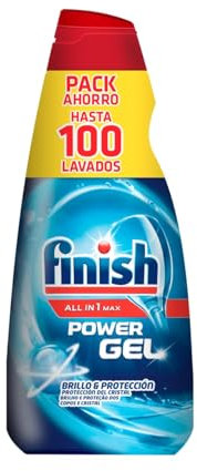 Power Gel Dishwasher Liquid with All in 1 Formula 1 Litre Pack of 3