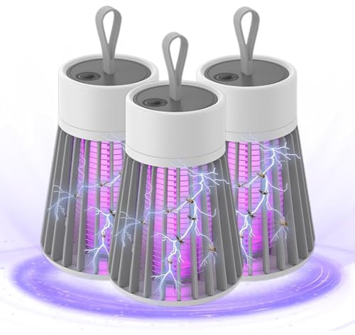 Zapper Pro Antimosquitos,Pro Zapper Antimosquitos,Mosquito Zapper,LáMpara De Mosquito con BateríA PortáTil (3PCS)