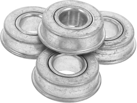 Toddmomy Cuscinetto a Sfere Flangiato di Precisione per Ruote Tosaerba in Acciaio Resistente, Set 4 Pezzi per Attrezzature da Giardino, Funzionamento Regolare e Sigillato per