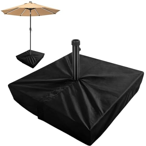 Housse de base de parasol de terrasse, housse de base de parasol d'extérieur résistante | Housse réglable portable et imperméable en tissu Oxford 600D pour jardin, pique-nique, plage, marché, cour