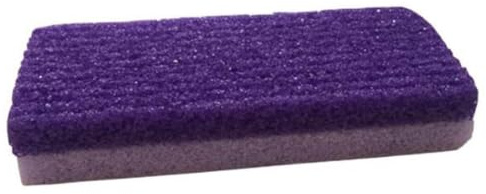 Hemobllo Dispositivo para Moler los Pies Removedor de Callos Exfoliante Herramienta de Pedicura Piel Muerta Talones Agrietados Suavizante Morado Piedra Pómez para Pies