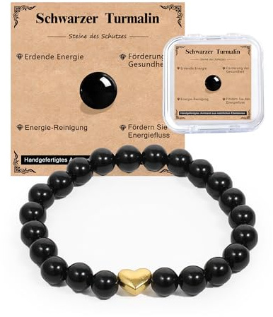 Kenqlot Armband Damen, Naturstein Armband mit Herz, Energie Yoga Perlenarmband, Weihnachten Valentinstag Geburtstag Geschenk für Frauen Mädchen Beste Freundin Tochter Schwestern Schmuck Geschenk