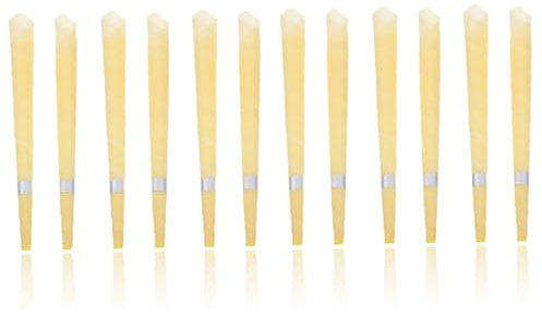 HEMOTON 12 Stück Aromatherapie Ohrenkerzen aus Wachs Trichterförmig für Bessere Saugwirkung Beruhigender Duft zur Entspannung Sicher und Einfach Anzuwenden zur Entfernung von Ohrenschmalz