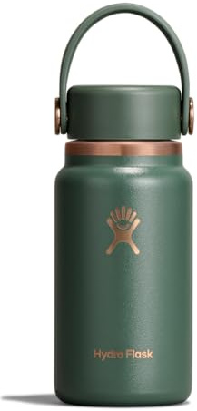 Hydro Flask Micro Bottle - Insulated Mini Leak Proof Flask for Purse or Pocket in 6.7 Oz Forest Green Arc