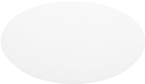 DOITOOL Copertura Diffusore per Lampada da Soffitto in Acrilico Bianco, Pannello Luminoso Rotondo Stile Drum Illuminazione Brillante e Installazione Facile per Lampade da Camera