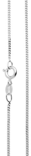 InCollections Damen-Halskette 925/000 Sterlingsilber Panzerkette 1,3 mm breit