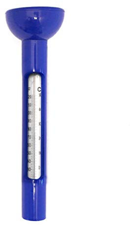 Pisces Floating Pond Thermometer Blue - Swimming Pool Thermometer Temperature Monitor
