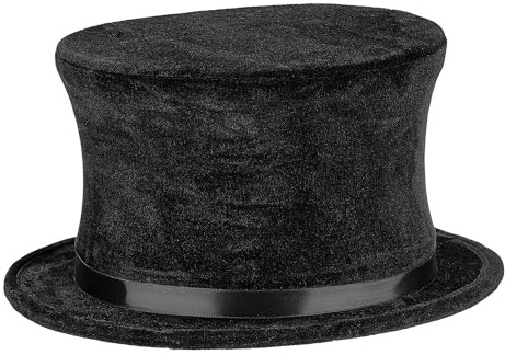 W WIDMANN MILANO Party Fashion - 00129 - Sombrero de copa plegable, circo, sombrero, tocado, carnaval, fiesta temática