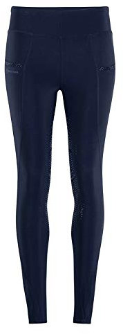 MONTAR Reitleggings Linnea Vollbesatz Silikon - 40 - Dunkelblau