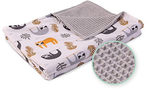 ULLENBOOM Babydecke 70x100cm - OEKO-TEX zertifiziert, leichte Baumwolldecke | OEKO-TEX zertifiziert & aus 100% Baumwolle, Made in EU, Atmungsaktiv, Schadstoffgeprüft, Waschbar