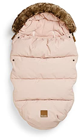 Elodie Details Saco para Silla de Paseo Universal de Invierno, Saco de Dormir para Carrito de Bebé con Forro Polar, Saco para Capazo de Cochecito Impermeable, Cortaviento - Rosa Rubor