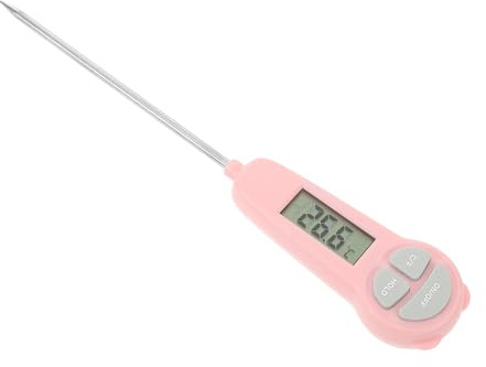Kisangel Digitales Grillmonitor Kochtemperaturanzeige Truthahn Digital Küche Sonde Für Fleischtester Süßigkeiten Zum Kochen Für Temperaturfühler Abs Milch Flüssig Baby