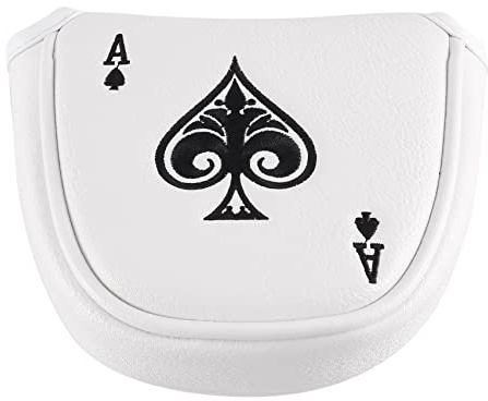 Littlecatch Putter Covers Golf Club Covers, Mallet Putter Cover Headcover Magnetic Club Protector Fits for 2 Ball Style Putters,RH LH