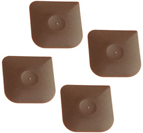 SHOWERORO 4pcs Pan Scraper Pot Scrubber Kitchen Tool for Cleaning Food Residue from Pans Dishes and Grill Surfaces