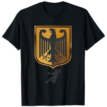 Handball Deutschland Trikot Handballspieler Handballspiel T-Shirt