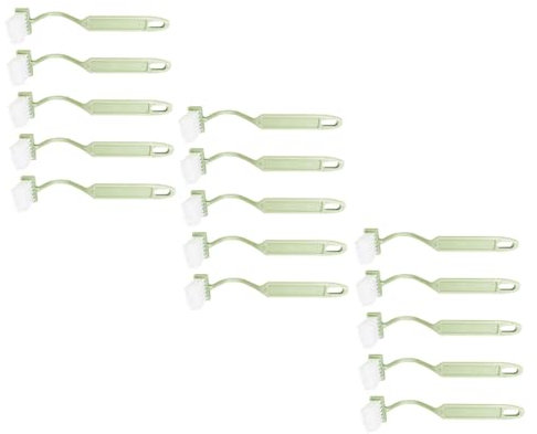 TOPBATHY 15piezas Cepillo De Baño Curvo De Plástico Tipo s Cepillo De Inodoro Mango para Limpieza De Inodoro