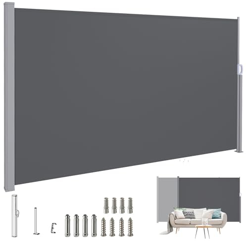 UNIONLINE Seitenmarkise Ausziehbar 300x180cm, Sichtschutz