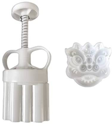 75g Lion Shaped Pastry Mooncakes Moulds Mooncake Mould Cutters Hand Pressure