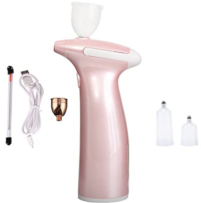 Pulverizador de Pintura, Fácil uso inalámbrico Mini Nuevos diseños Aerógrafo con compresor Podery Professional Marca Hobby Foundation Makeup Salon Bomba de aire(Part D pick)