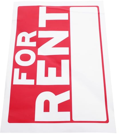 KONTONTY Adhesivo para Resistente Cartel Informativo para Casas Pegatina Versátil para Paredes Interiores y Exteriores y Fácilmente