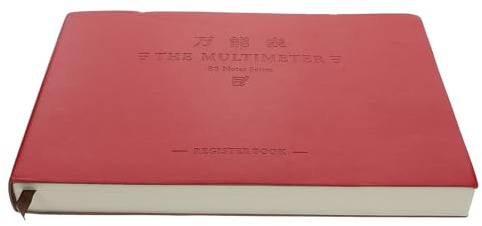 UKCOCO Libro Contabile Portatile Rosso Pagine Quaderno per Contabilità Semplice e Compatto Tascabile per Spese Casa e Risparmio Personale