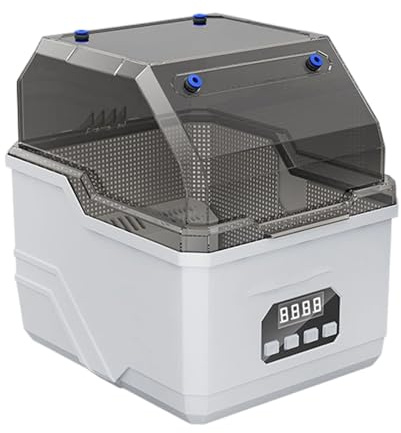 Deshidratador de filamento de alimentación continua de PTFE, módulo de calefacción dividido, precisión de 1 ℃, 60 ℃/45 ℃, ABS, resistente a la humedad, doble carretes de filamentos, secador