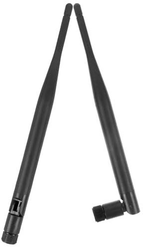 GALPADA WiFi para Piezas de Plástico de 2 Material y Paquete Metal Antena Doble Banda 2.4/5.8g Alta Ganancia Diseño Omnidireccional Mejorar Señal en Enrutadores